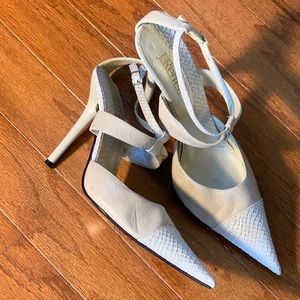 SEXY J. Renee Cream Colored Strappy Heels